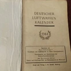Vendora GERMAN WWII LUFTWAFFEN KALENDER 1944 -vendora shop 0293e392d00019378a0f76983d292d0f80930e95 xl