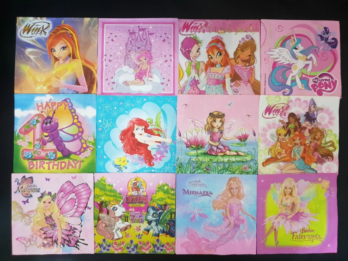 Vendora 36 ΠΑΙΔΙΚΕΣ ΧΑΡΤΟΠΕΤΣΕΤΕΣ 17Χ17 ΓΙΑ ΝΤΕΚΟΥΠΑΖ, ΜΕ ΘΕΜΑΤΑ ΓΙΑ ΚΟΡΙΤΣΑΚΙΑ 5 Vendora 36 ΠΑΙΔΙΚΕΣ ΧΑΡΤΟΠΕΤΣΕΤΕΣ 17Χ17 ΓΙΑ ΝΤΕΚΟΥΠΑΖ, ΜΕ ΘΕΜΑΤΑ ΓΙΑ ΚΟΡΙΤΣΑΚΙΑ - Image 3