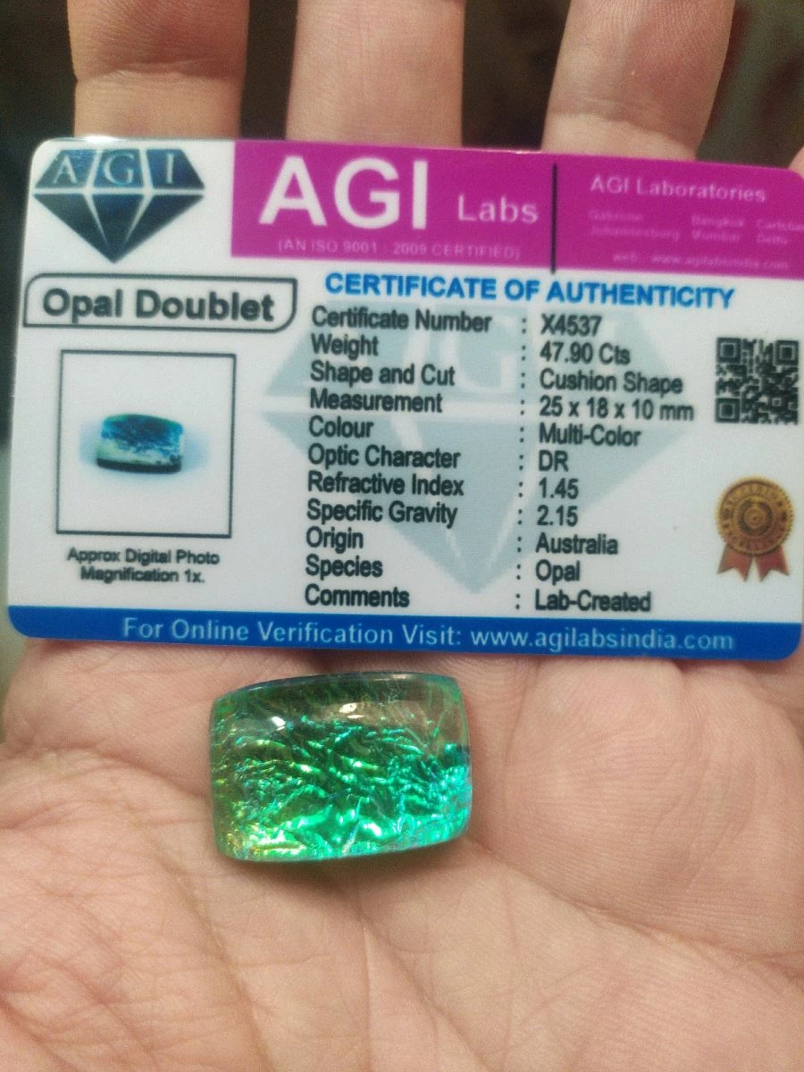 Vendora πωλείτε από συλλέκτη ορυκτών πολύτιμων λίθων μοναδικό σπάνιο Doublet Opalio ,47.90 Ct. το οπάλιο είναι Αυστραλίας κ το πέτρωμα ντουπλετα έγινε σε εργαστηριο 4 Vendora πωλείτε από συλλέκτη ορυκτών πολύτιμων λίθων μοναδικό σπάνιο Doublet Opalio ,47.90 Ct. το οπάλιο είναι Αυστραλίας κ το πέτρωμα ντουπλετα έγινε σε εργαστηριο - Image 2