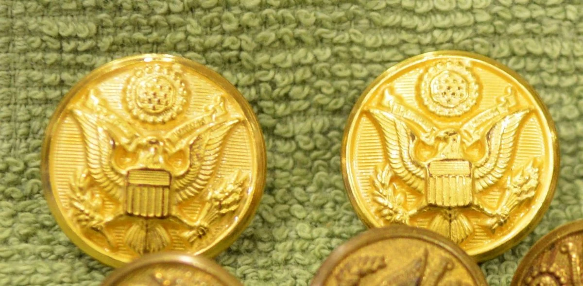 Vendora Εννέα (9) USA στρατιωτικά κουμπιά στρατηγών του Πενταγώνου καινούργια. 4 Vendora Εννέα (9) USA στρατιωτικά κουμπιά στρατηγών του Πενταγώνου καινούργια. - Image 2