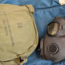 Vendora Αμερικάνικη στρατιωτική αμεταχείριστη αντιασφυξιογόνα μάσκα με θήκη μεταφοράς