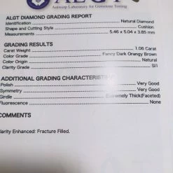 Vendora πωλειτε απο συλλεκτη ορυκτων πολυτιμων λιθων , σπάνιο και μοναδικο FANCY DARK ORANGY BROWN διαμάντι, 1,06 Ct SI1 με τα εγκυρότερα ευρωπαικά πιστοποιητικά αγορασμένο σε υψηλότερη τιμή. -vendora shop 344436ba31939095e2229b3156b22ac6c44bcd4e xl