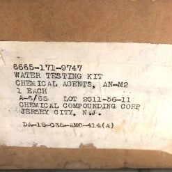 Vendora Συλλεκτικό Στρατιωτικό Αμερικάνικο σετ του 1959 για τεστ μη πόσιμου ή πόσιμου νερού -vendora shop 3ebb8959e24d46b741874d36f0c89cb30e3e0e33 xl