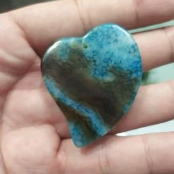 Vendora πωλείτε από συλλέκτη ορυκτών πολύτιμων λίθων σπάνιος αχάτης Dragon Vein σε σχήμα καρδιάς με τρύπα έτοιμη για να γίνει υπέροχο μενταγιόν. -vendora shop 47192e4a04ec8c25f0324b59bfe97098d44907ea xl