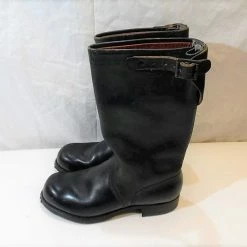 Vendora Γερμανικές στρατιωτικές δερμάτινες μπότες τύπου Wehrmacht της δεκαετίας του '70. -vendora shop 5a545fe1be1698c5b228981807cd6fe59251bbc7 xl