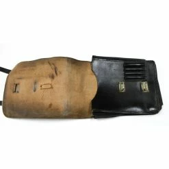 Vendora 1950 ΓΕΡΜΑΝΙΚΗ ΣΤΡΑΤΙΩΤΙΚΗ ΜΑΥΡΗ ΔΕΡΜΑΤΙΝΗ ΤΣΑΝΤΑ ΓΙΑ ΧΑΡΤΕΣ -vendora shop 5b4beb0b842db77def2f4393031795829453665f xl