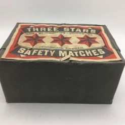 Vendora Ξύλινο Σφραγισμένο πακέτο με 12 σπιρτόκουτα Three Stars δεκαετίας '50 -vendora shop 5c5d94803a074b6d9934673b209cdedbbca65280 xl