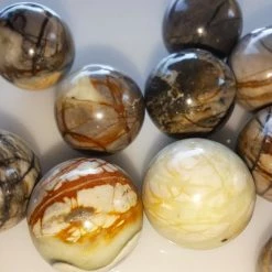 Vendora ΝΕΑ ΠΑΡΑΛΑΒΉ. BOTSWANA AGATE ΤΕΜΆΧΙΑ 10, ΔΙΑΜΈΤΡΟΥ 20 ΧΙΛ, ΚΑΙ ΒΑΡΟΥΣ 112 ΓΡΑΜΜΑΡΊΩΝ. -vendora shop 5ccbbae136fe58dbe25d824239dc84e1e5520dd2 xl