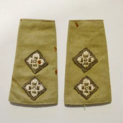 Vendora Υφασμάτινες κεντητές επωμίδες (φάκελος) βρετανού Υπολοχαγού του Β΄ΠΠ