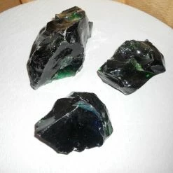 Vendora Διακοσμητική υαλόμαζα σε πράσινο χρώμα -B-