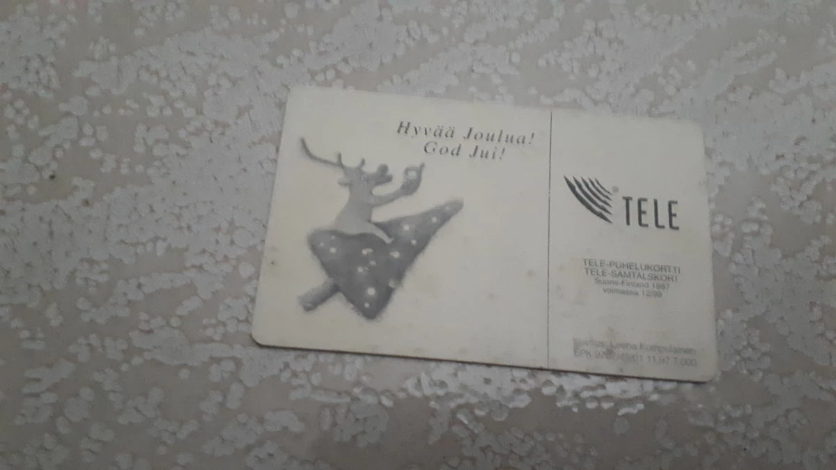 Vendora Συλλεκτική τηλεκάρτα Φινλανδίας 1997 3 Vendora Συλλεκτική τηλεκάρτα Φινλανδίας 1997