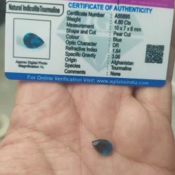 Vendora πωλείτε από συλλέκτη ορυκτών πολύτιμων λίθων μόνιμου χρώματος μπλε τουρμαλίνη 4,8 Ct -vendora shop 82a38195cfc9acf5a5b8540922130443e73fc1e0 xl