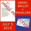 Vendora Ψηφοδελτιο & εκλογικο φακελο Εκλογες Δημοψηφισμα 5ης Ιουλιου 2015 Μνημονιο Συριζα Αλεξης Τσιπρας Greek Election Referendum Ballot & Vote Voting Envelope Greece July 5 2015 Syriza AlexisTsipras -vendora shop 8a51ff2a0e0a500b2761af43966319c8e9f83d24 xl