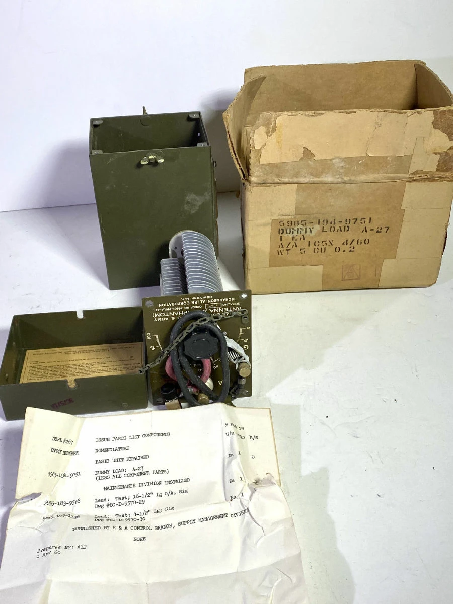 Vendora Στρατιωτική αμερικανική κεραία σήματος του 1943.Αντίκα ,αχρησιμοποίητηp 7 Vendora Στρατιωτική αμερικανική κεραία σήματος του 1943.Αντίκα ,αχρησιμοποίητηp - Image 5