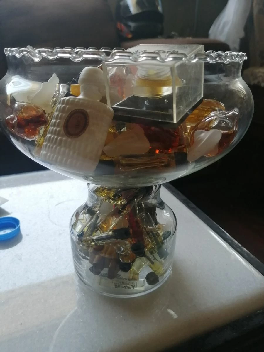 Vendora Γυάλινο βάζω γεμάτο αρώματα Vintage 3 Vendora Γυάλινο βάζω γεμάτο αρώματα Vintage