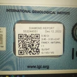 Vendora πωλείτε από συλλέκτη ορυκτών πολύτιμων λίθων μοναδικό σπάνιο ορυκτό διαμάντι χρώματος Fancy Intense Greenish Yellow Brown, σφραγισμένο 0.30 Ct με το πιστοποιητικό γνησιότητας του -vendora shop b500a5375f2ab2dcd7e1fdb8fac52e84b079b248 xl