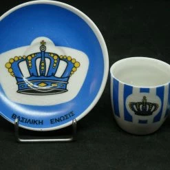 Vendora ΦΛΥΤΖΑΝΙ ΚΑΦΕ ΠΟΡΣΕΛΑΝΗΣ "ΒΑΣΙΛΙΚΗ ΕΝΩΣΙΣ" ΚΑΤΑΣΚΕΥΗΣ "ΣΠΙΘΑΣ ΒΑΣΙΛΕΙΟΣ".