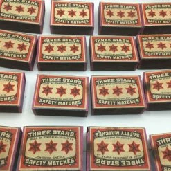 Vendora Ξύλινα σπιρτοκουτα TREE STARS, SWEDEN δεκαετίας '50