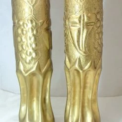 Vendora 2 Κάλυκες διαμορφωμένοι σε Ανθοδοχεία, Ύψος 34 και Διάμετρος 8,8, Μαζί και τα 2 Αντικείμενα.