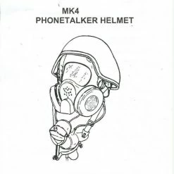 Vendora Στρατιωτικό Κράνος Αρματιστή (MK4 PhoneTalkerHelmet), (σε πάρα πολύ καλή κατάσταση).