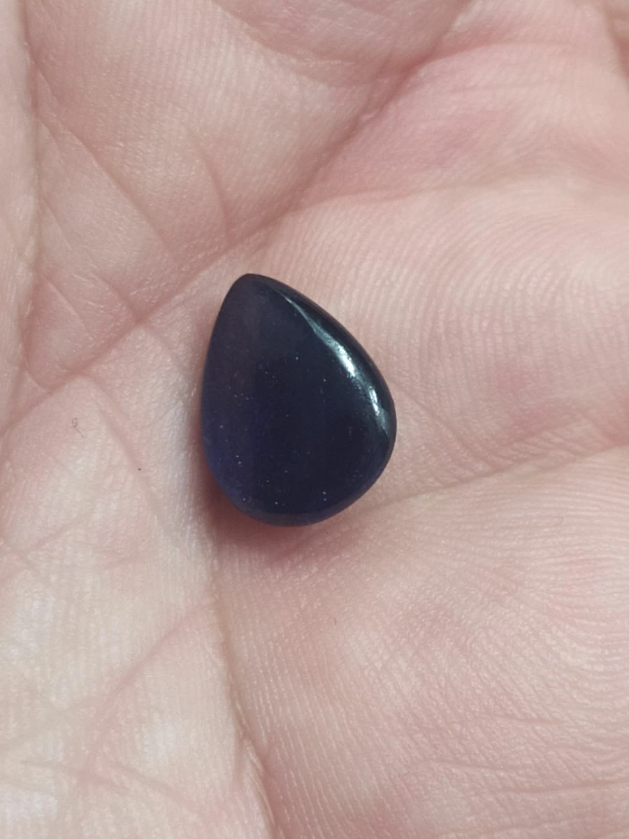 Vendora πωλείτε από συλλέκτη ορυκτών πολύτιμων λίθων μοναδικό καμπουσον διάφανο μπλε σκούρο ζαφείρι 9,3 Ct 6 Vendora πωλείτε από συλλέκτη ορυκτών πολύτιμων λίθων μοναδικό καμπουσον διάφανο μπλε σκούρο ζαφείρι 9,3 Ct - Image 4