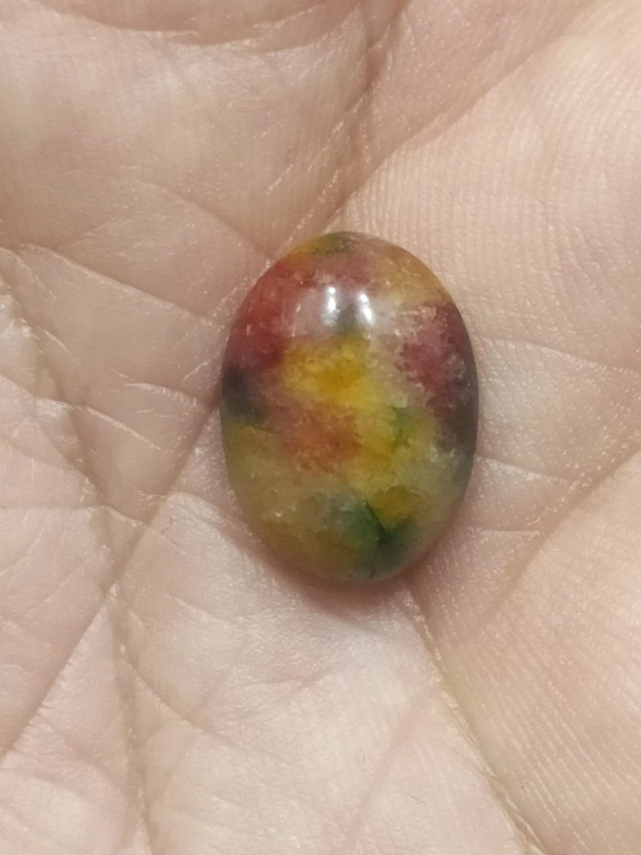 Vendora πωλειτε απο συλλεκτη ορυκτων πολυτιμων λιθων μοναδικη ορυκτη Oval Combouchon Bloodstone 8 Ct σπάνια Multicolor 5 Vendora πωλειτε απο συλλεκτη ορυκτων πολυτιμων λιθων μοναδικη ορυκτη Oval Combouchon Bloodstone 8 Ct σπάνια Multicolor - Image 3