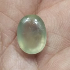 Vendora πωλείτε από συλλέκτη ορυκτών πολύτιμων λίθων, μοναδικός οβάλ καμπουσον πράσινος φαινιτης 10.15 Ct.