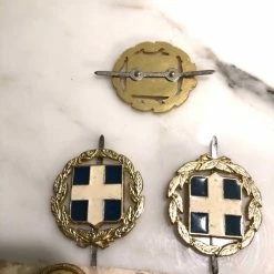 Vendora Συλλεκτικά 28 Στρατιωτικά κουμπιά σε χρυσό χρώμα και 3 εθνόσημα του Ελληνικού Στρατού -vendora shop cf13a6cf278d08d5375bb88f00a4df998228f635 xl