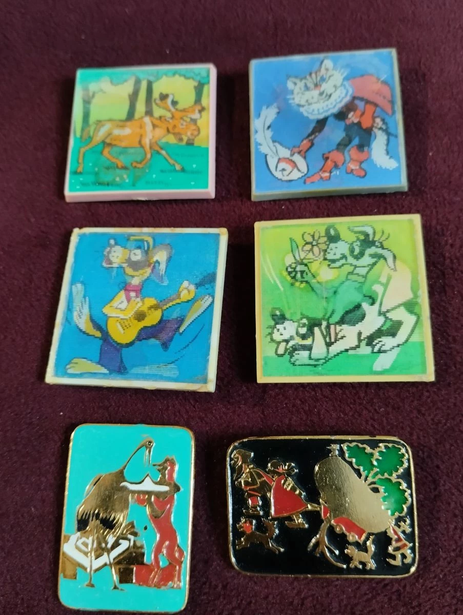 Vendora (2o πακέτο) Καρφίτσακια κονκάρδες Pins παραμύθια ΣΟΒΙΕΤΙΚΗ ΕΝΩΣΗ ΡΩΣΙΑ Vintage 70-80's 9 Vendora (2o πακέτο) Καρφίτσακια κονκάρδες Pins παραμύθια ΣΟΒΙΕΤΙΚΗ ΕΝΩΣΗ ΡΩΣΙΑ Vintage 70-80's - Image 7