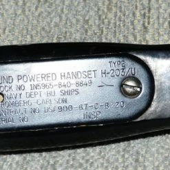 Vendora Δύο μικροτηλεφωνικές USA – TYPE H-203U ενδοεπικοινωνίας εντός πολεμικών πλοίων σε άριστη κατάσταση-λειτουργικές του Β΄ΠΠ (60 ευρώ). -vendora shop db16043f344471a5b6f278ba7e1640277a86b2b1 xl