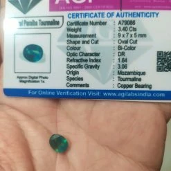 Vendora πωλείτε από συλλέκτη ορυκτών πολύτιμων λίθων μοναδική ορυκτή Paraiba τουρμαλίνη Bicolor 3,40 Ct. -vendora shop dd908a6a50ed9fd0ea362ee53eb0f511c27ba2c2 xl