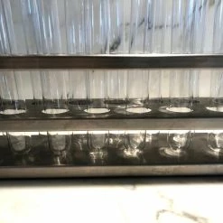 Vendora Συλλεκτικό διακοσμητικό ιατρικό Inox στάντ με δοκιμαστικούς σωλήνες του 1950, μήκους 38 εκ -vendora shop e5373d6c83dd7f97e6ebfdaa72ba1d718c2a82ae xl