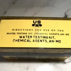 Vendora Συλλεκτικό Στρατιωτικό Αμερικάνικο σετ του 1959 για τεστ μη πόσιμου ή πόσιμου νερού
