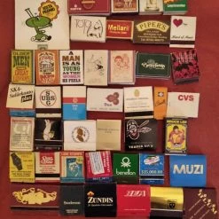 Vendora Συλλογή από σπιρτοκουτα με θέμα "Ξένες διαφημίσεις και Διαφημίσεις για τσιγάρα"