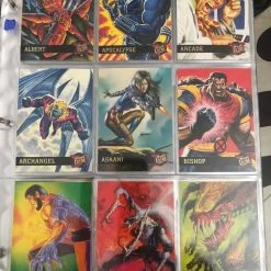 Vendora X-MEN 95 FLEER ULTRA COMPLETE SET OF 150 + 8 Of 9 HUNTERS STALKERS LIMITED EDITION CARDS + 6 (of 9) SINISTER OBSERVATIONS + ALTERNATE X WEAPON X LIMITED EDITION CARD All NM/M 220 Euros